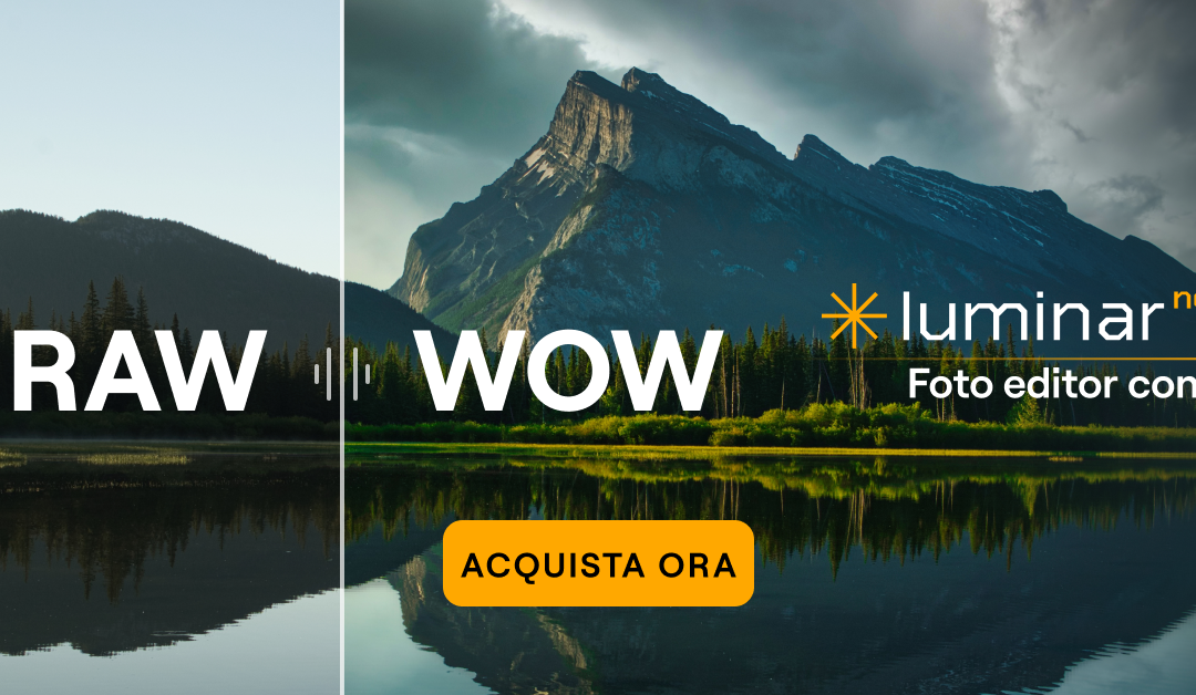Luminar Neo: l’alba di una nuova era nel fotoritocco, codice sconto esclusivo.